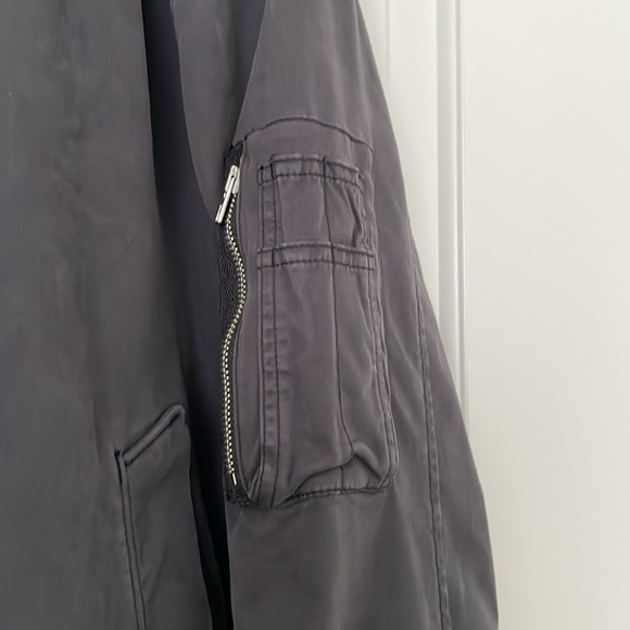 A&F bomber jacket navy M - Picture 3 of 5